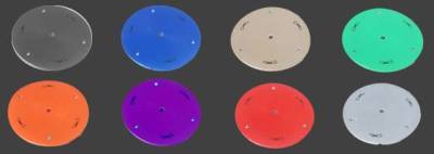 Aero Race Wheels - Purple Cover for 54-500035 non Beadlock Mudcover.