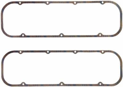 Fel-Pro Gaskets - FEL-Pro Valve Cover Gaskets BBC cork with steel core 5/16 thick