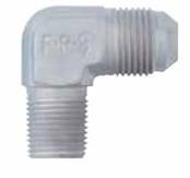 Fragola - Clear 90 Degree-12 AN to 3/4" Pipe Adapter