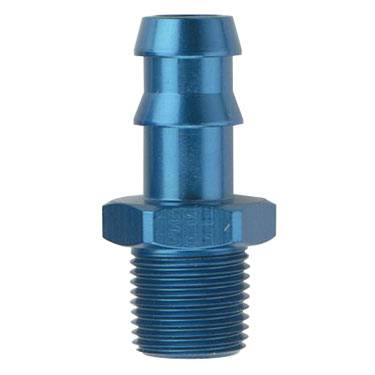 Fragola - Blue 1/4" Hose Barb To 1/8" Thread Size