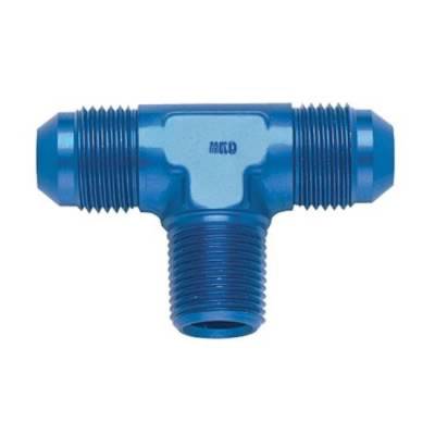 Fragola - Blue -4 AN Male Run Tee to 1/8" Pipe