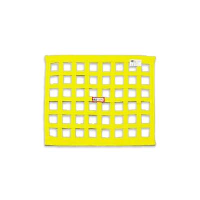 Precision Racing Components - Yellow Ribbon Window Nets-18"x 24"-SFI Rated