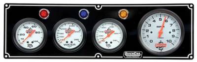 Quick Car - QuickCar 61-67413 Gauge Panel Oil Temp, Oil Pressure, and Water Temp with Remote Tach