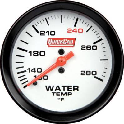 Quick Car - QuickCar 611-7006 Extreme Gauge Series Water Temp Gauge 2-5/8"