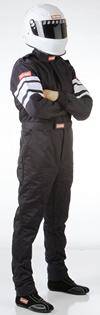 Racequip - Small Racequip 1 Piece Multi Layer Suit-Black