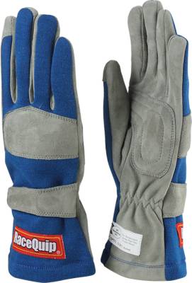 Racequip - 351 Series Single Layer Medium Glove-Blue