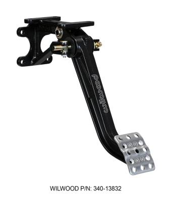 Wilwood - Wilwood 340-13832 Forward Swing Mount Brake Pedal Dual Master Cylinder 7:1 Ratio