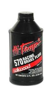 Wilwood - Wilwood 290-0632 Hi-Temp 570° Racing Brake Fluid 12 oz Bottle