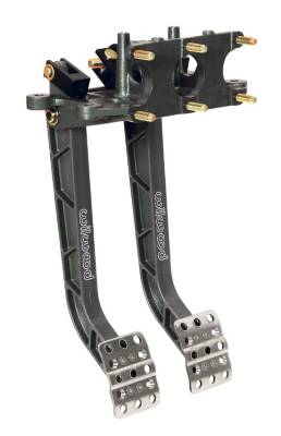 Wilwood - Wilwood 340-11299 Reverse Swing Mount Brake Clutch Pedals Triple Master Cylinder