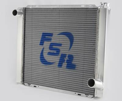 FSR Radiator - FSR GM Two Row Single Pass Radiators 19" tall x 26" wide FSR 2619S2