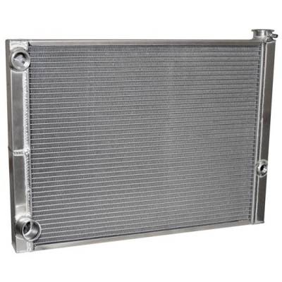 AFCO - AFCO  80185FNDP-16  Ford 27.5x19 Single Row Double Pass Aluminum radiator -16 Inlet