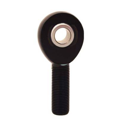 QA1 - QA1 AMR8-10BK Black AM Series Aluminum Male Rod End RH 1/2" x 5/8"-18