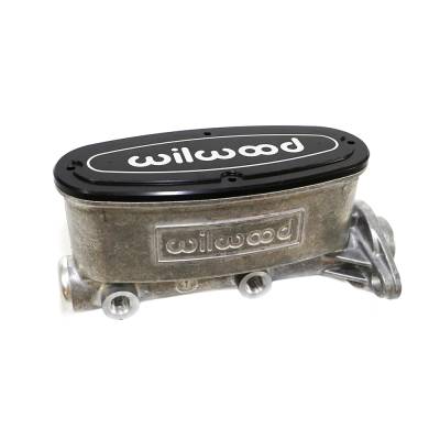 Wilwood - Wilwood 260-8555 High Volume Aluminum Tandem Master Cylinder 1" Bore Street Rod