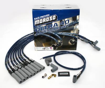 Moroso - Moroso 73668 Ultra 40 Spark Plug Wires Chevy Big Block BBC HEI Distributors 454