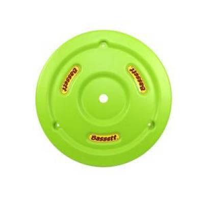 Bassett Wheel - Bassett 5PLG-FLOGRN Fluorescent Green Plastic Wheel Cover (Mud Plug) IMCA USRA