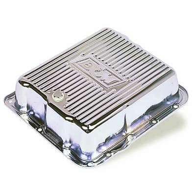 B & M - B&M 70289 Chrome 82-93 GM 700R4 4L60 Deep Transmission Pan +3 Quarts Extra