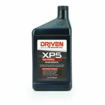 Driven Racing Oil - Joe Gibbs Driven 00906 XP5 20W-50 Semi-Synthetic Racing Oil 1 Quart