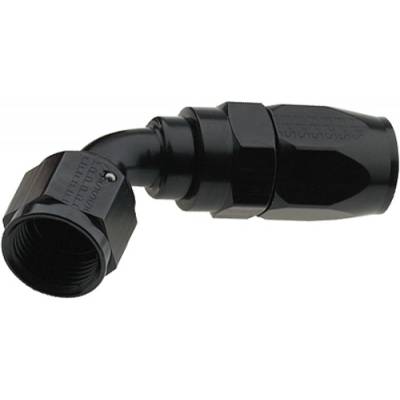 Fragola - Fragola 226008-BL 8 AN Aluminum 60 Degree Socket Hose Fitting Black IMCA USRA