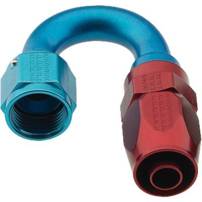 Fragola - Fragola 231804 4 AN Aluminum 180 Degree Socket Hose Fitting Water Fuel IMCA USRA