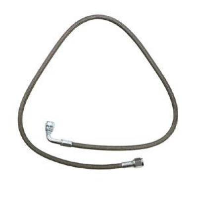 Fragola - Fragola 410-1-2-10 4AN STR/90 End P.T.F.E. Brake/Oil 10" Steel Braided Line Hose