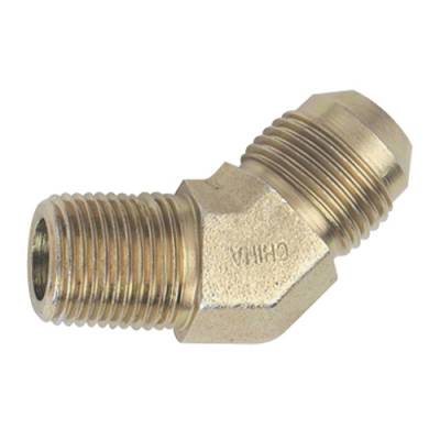 Fragola - Fragola 582303 3 AN to 1/8 NPT Male 45 Degree Adapter Steel IMCA USRA NHRA