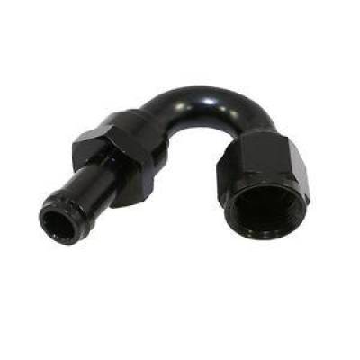 Fragola - Fragola 751508-BL Black -8 AN 1/2 150 Degree EZ Street Hose End Fitting SAE Spec