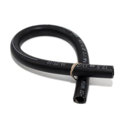 Fragola - 3/8" -6AN Black Push Lock Race Hose Fuel Line Gas - BULK-PER FOOT IMCA USRA NHRA
