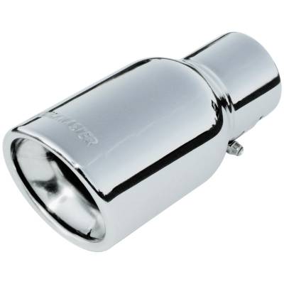 Flowmaster - Flowmaster 15364 Polished Clamp-On Exhaust Tip 3.5" Rolled Edge Fits 2.25" Pipe