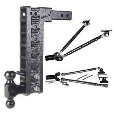 GEN-Y Hitch - GEN-Y Hitch GH-527 2" Receiver Class V 15" Drop with Stabilizer Kit 16K Hitch