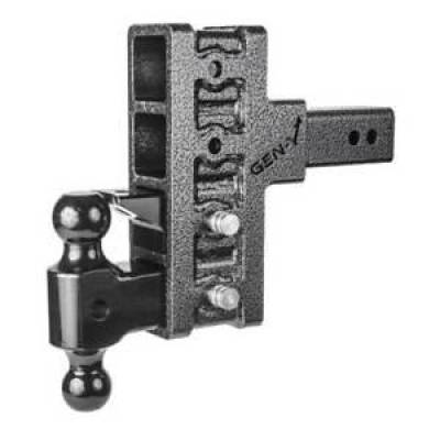 GEN-Y Hitch - GEN-Y Hitch GH-924 2.5" Shank 6" Offset Drop Ball Mount & Pintle 21K Hitch