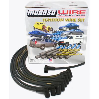 Moroso - Moroso 9866M Big Block Chevy 454 7.4L Mag-Tune Spark Plug Wires HEI Under Header