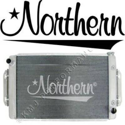 Northern Radiator - Northern 32" x 19" Chevy Truck C10 K10 Aluminum Radiator w/ Brackets Oil Cooler