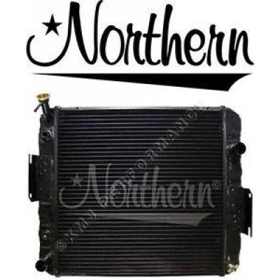Northern Radiator - Northern 246091 Hyster Yale Forklift Radiator S40-S65XM D187 w/ Oil Cooler