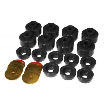 Prothane Motion Control - Prothane 7-141-BL 99-14 Chevy Silverado GMC Sierra Cab Mount Bushing Kit 16 Pc