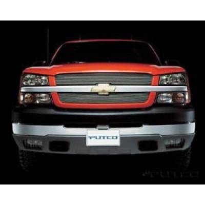 Putco - PUTCO 71137 Shadow Custom Billet Aluminum Grille 2003-2006 Chevy Avalanche