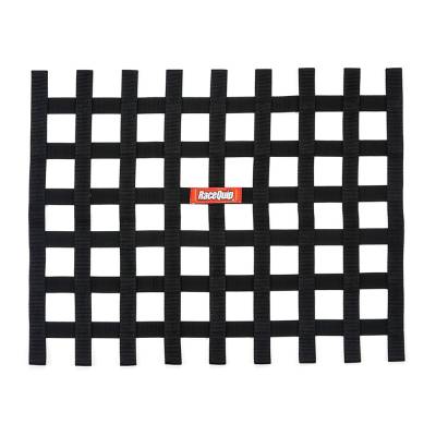 Racequip - RaceQuip 721005 Black Non SFI Safety Ribbon Window Net Sprint Car Circle Track