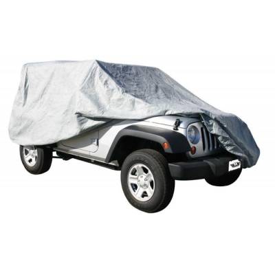 Rampage Products - Rampage 1201 Gray 4 Layer Car Cover 1976-2006 Jeep CJ & YJ TJ Wrangler