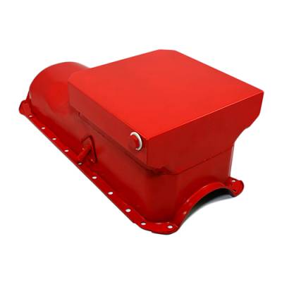 Assault Racing Products - 65-90 Big Block Chevy 454 Orange Drag Race Style 6qt Oil Pan - 396 402 427 BBC