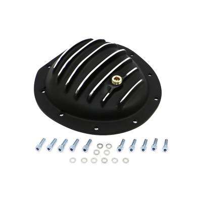 Assault Racing Products - Chevy GMC Truck 10 Bolt Black Aluminum Front Differential Cover 8.5 Ring Gear