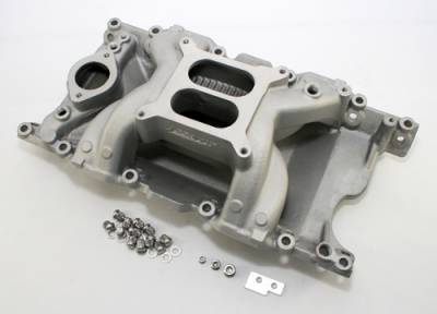 Assault Racing Products - Dodge MOPAR Plymouth 340 360 Magnum Air Gap Dual Plane Aluminum Intake Manifold