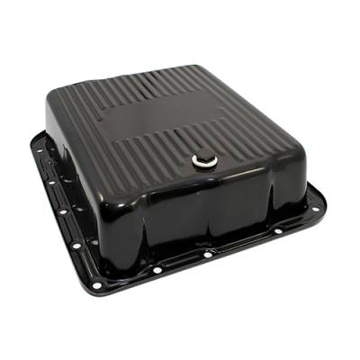 Assault Racing Products - GM 700R4 4L60E Black Deep Transmission Pan Extra Capacity 4L60 4L65E Automatic Trans