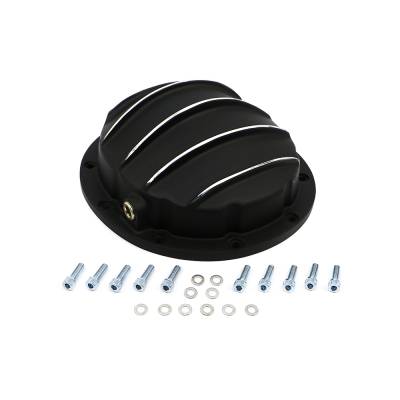 Assault Racing Products - GM Chevy 10 Bolt Black Aluminum Rear Differential Cover - 8.5" Ring Gear