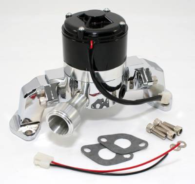 Assault Racing Products - High Performance Aluminum Electric Water Pump Big Block Chevy 396 427 454 Chrome
