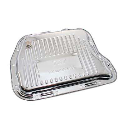 Assault Racing Products - Mopar Chrysler Dodge 727 Torqueflite Chrome Automatic Transmission Pan Stock Cap