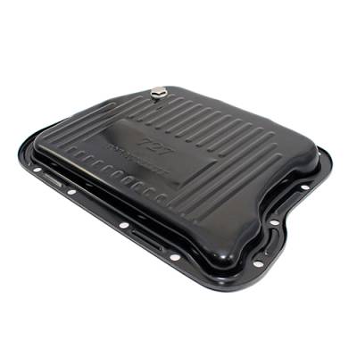 Assault Racing Products - Mopar Chrysler Dodge 727 Torqueflite Black Automatic Transmission Pan Stock Cap.
