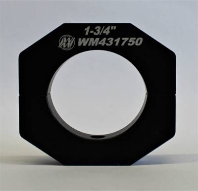 Wehrs Machine - Wehrs Machine WM431750 1-3/4" Round Tube Aluminum Lightweight Accessory Clamp