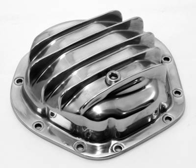Assault Racing Products - Polished Aluminum Differential Cover Dana 44 Rear Axle Jeep Wrangler IH Scout