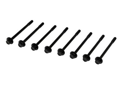 Assault Racing Products - SBC Chevy Black Centerbolt Valve Cover Bolts Tall Factory Style Covers 5.0 5.7