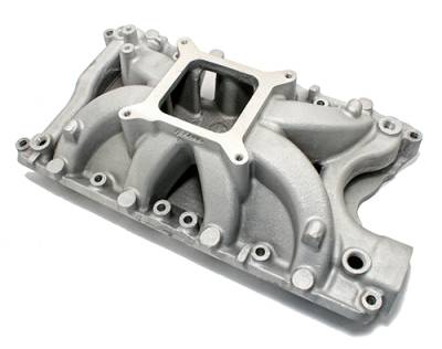 Assault Racing Products - Small Block Ford 351W Windsor Aluminum Intake Single Plane Satin SBF High Rise