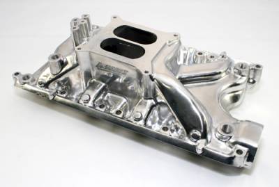 Assault Racing Products - Small Block FORD 351W Windsor Polished Aluminum Intake Manifold